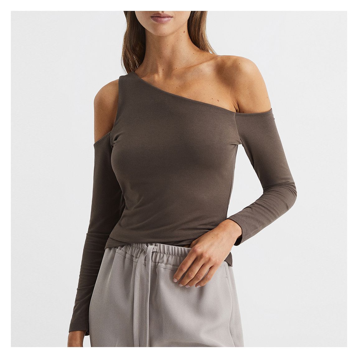 Mink Rosie Cold Shoulder Top main product photo