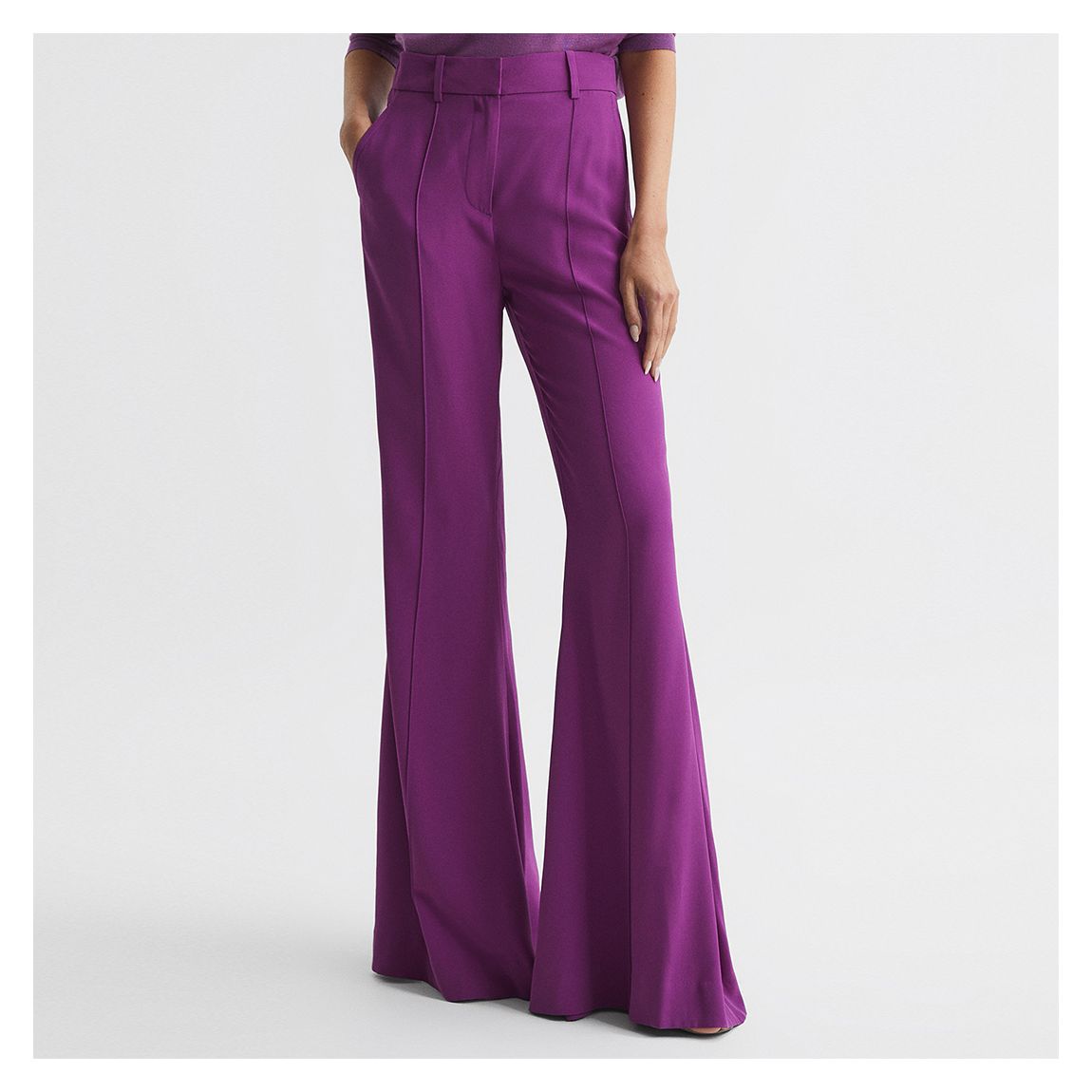 Magenta Gabi Flared Trousers main product photo