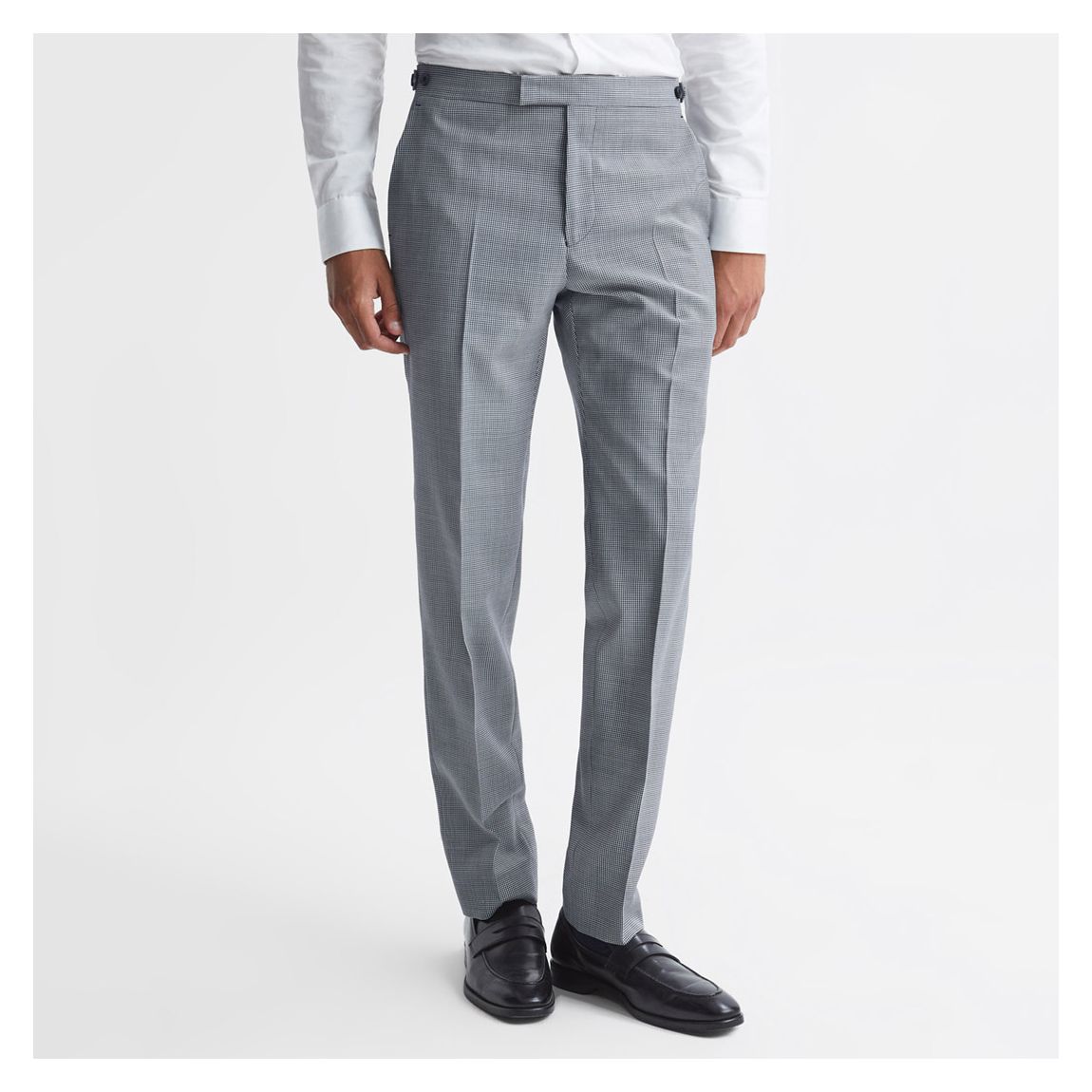 Grey Grange Puppytooth Wool Trousers main product photo