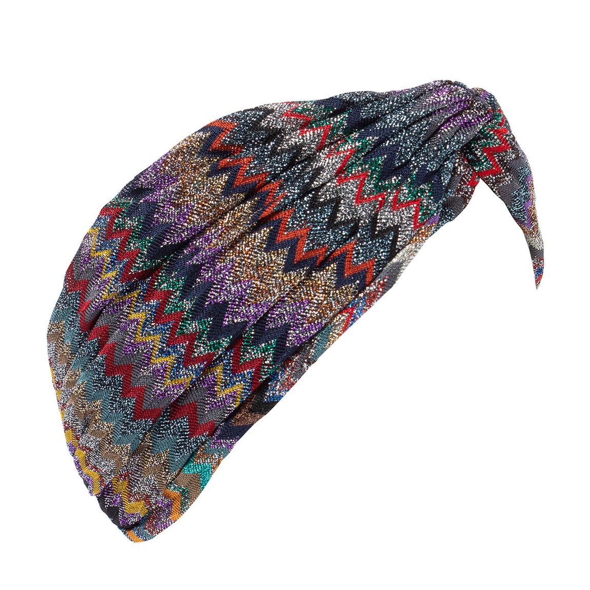 Black Green Purple Red Raschel Headband main product photo