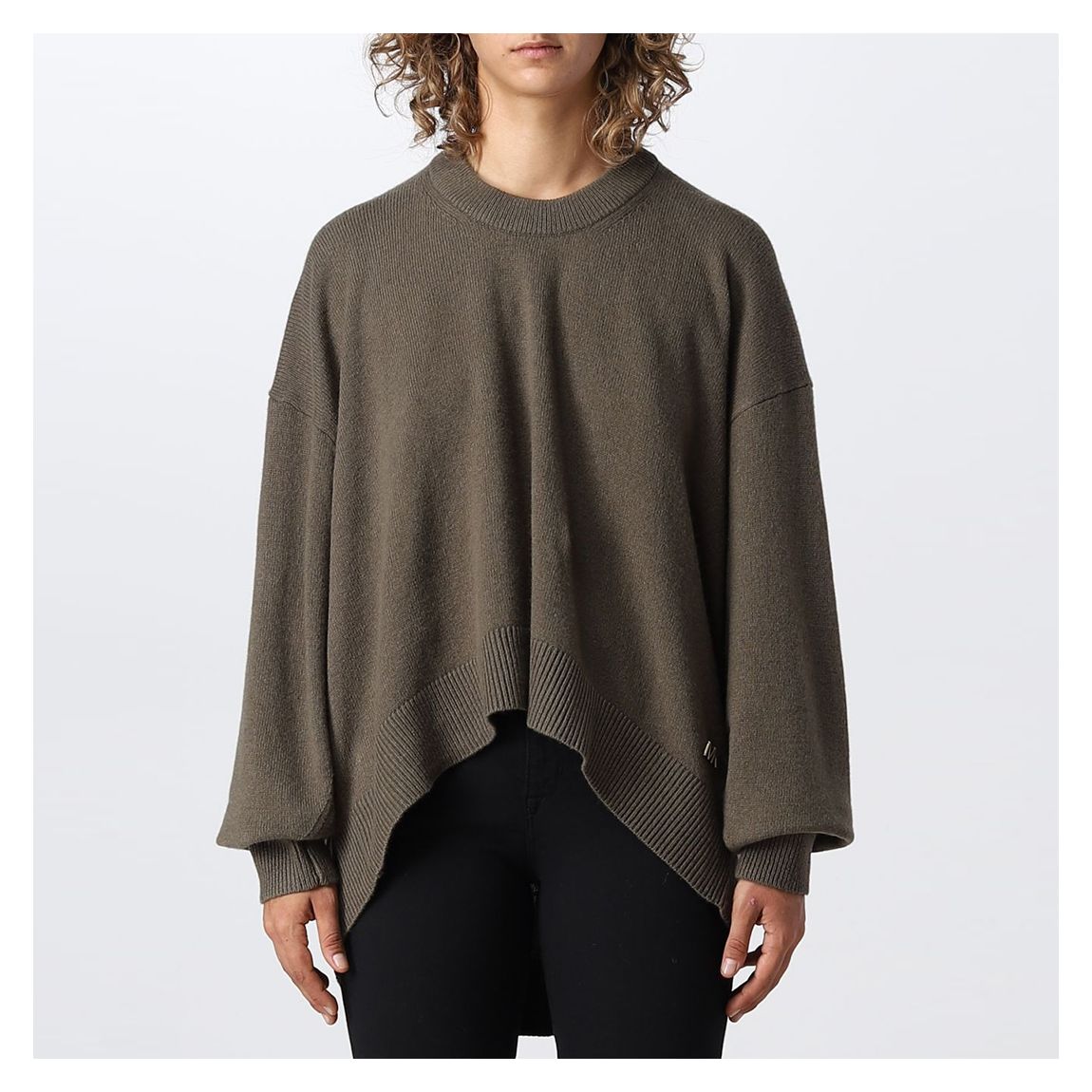 Olive Cashmere Blend Jumper main product photo