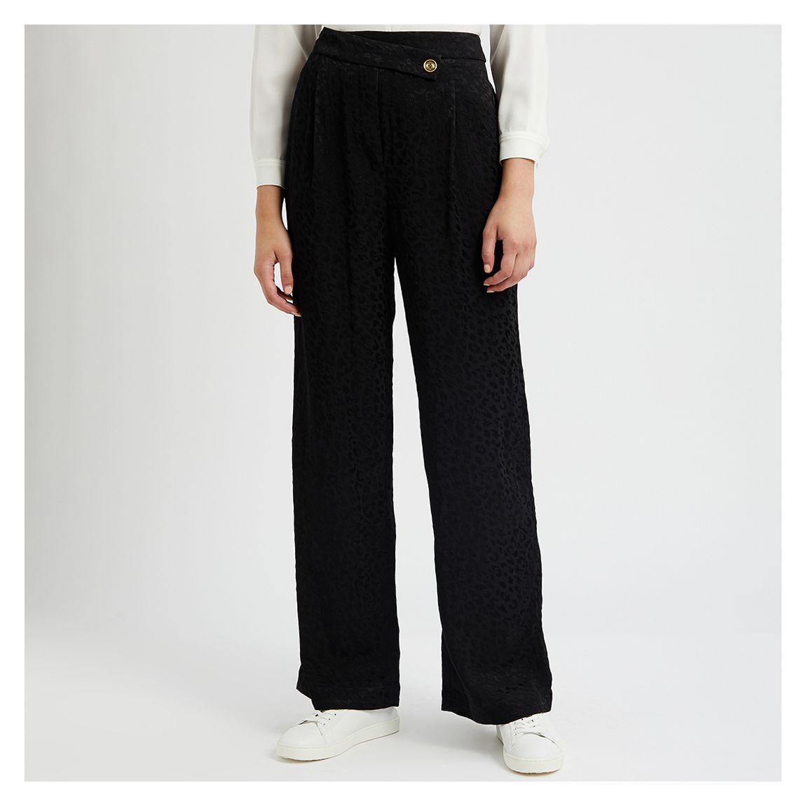 Black Wide Leg Trouser main product photo