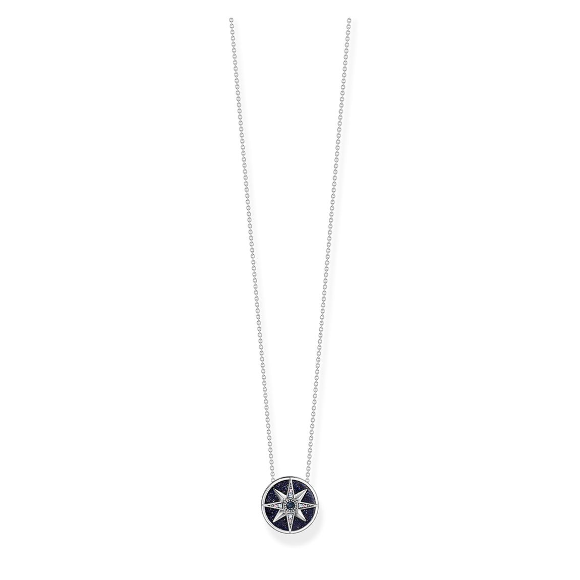 925 Sterling Dark Blue Sterling Necklace main product photo