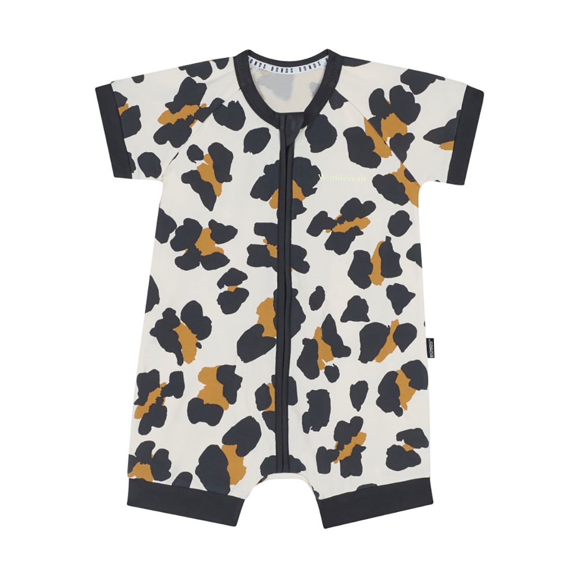 Leopard Print Short Romper main product photo