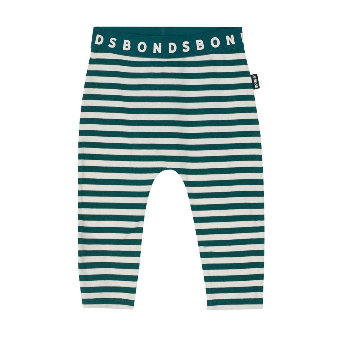 Green and White Striped Legging main product photo