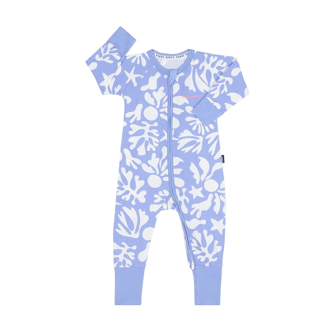 Floral Coral Drift Zip Wondersuit main product photo