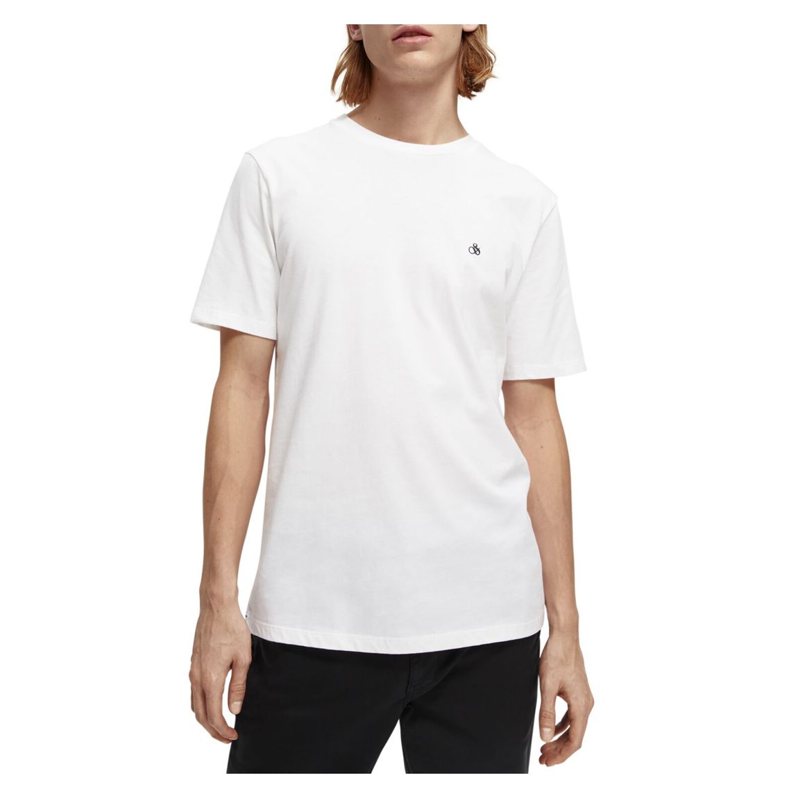 White Crewneck Cotton T-Shirt main product photo