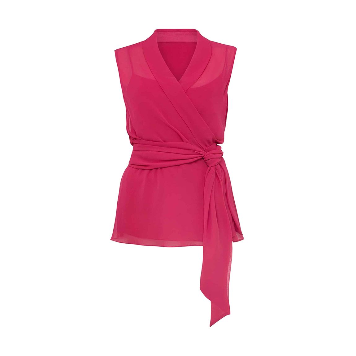 Pink Florentine Wrap Top