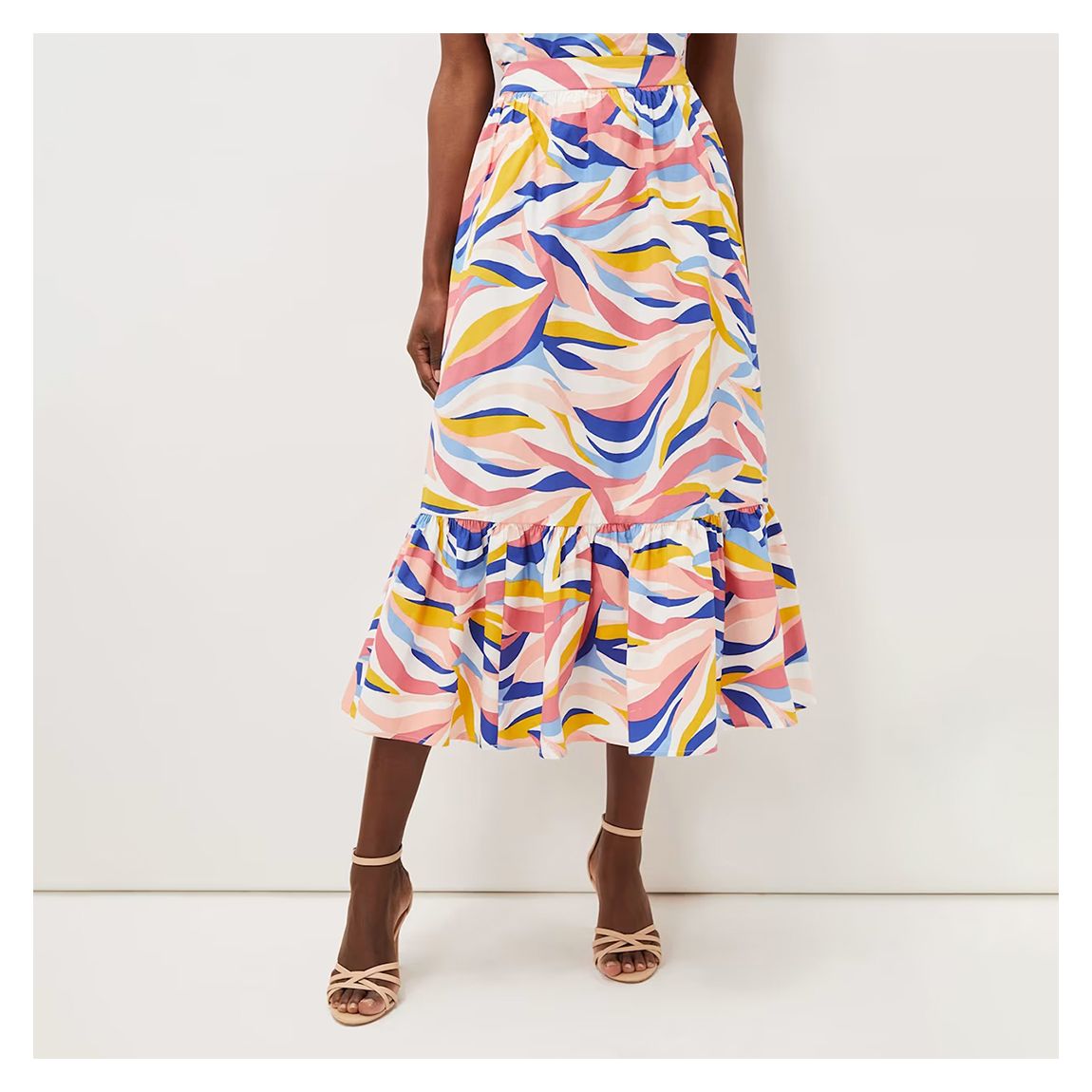 Multi Tyra Co-ord Peplum Skirt main product photo