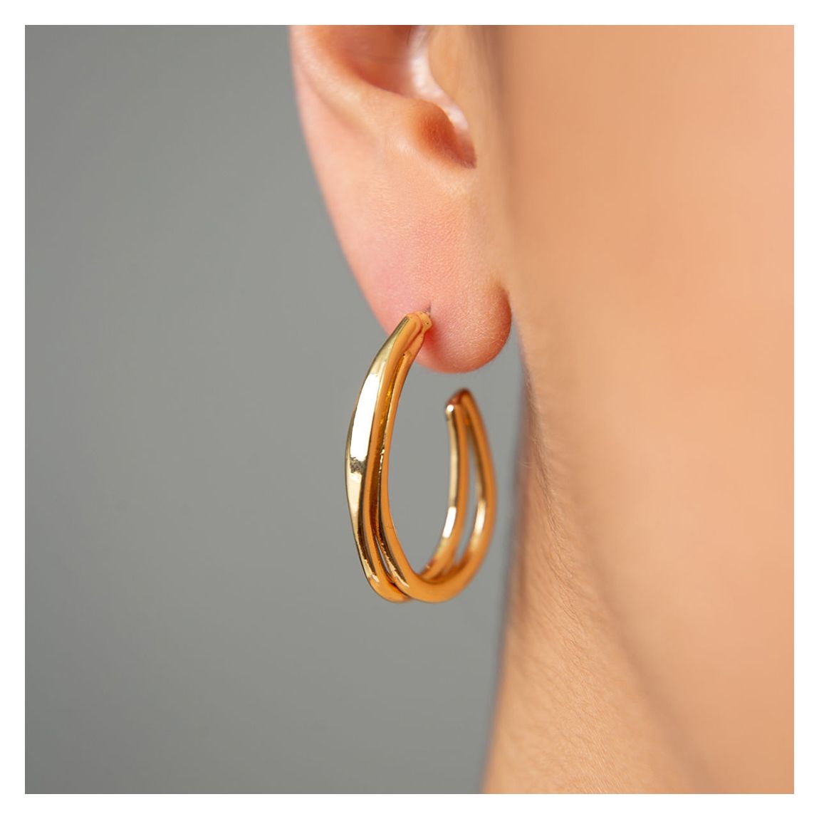 Gold Hoop Earrings main product photo