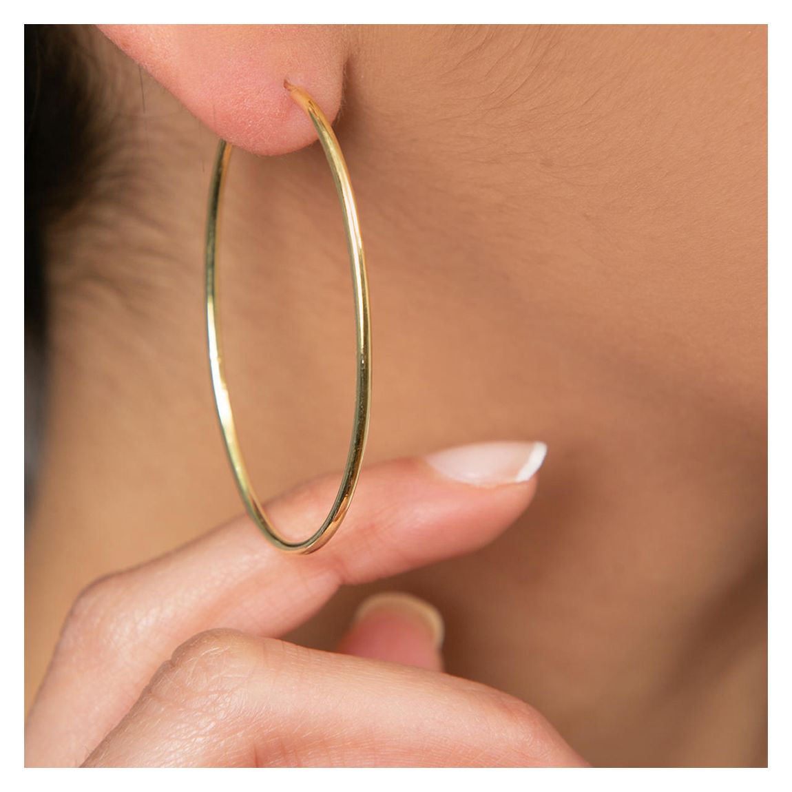 Gold Hoop Earrings main product photo
