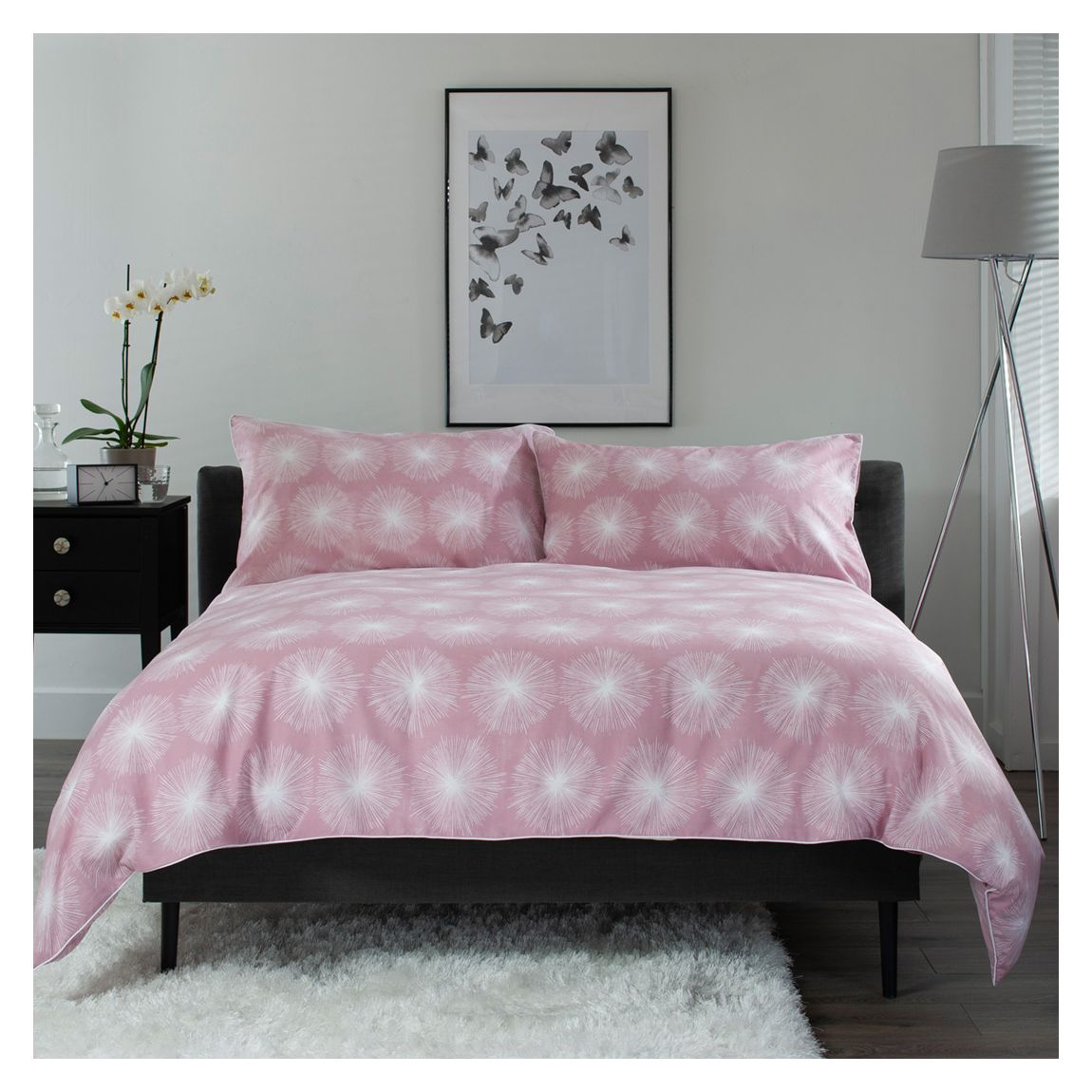 Sparkle Double Duvet Set, Pink main product photo