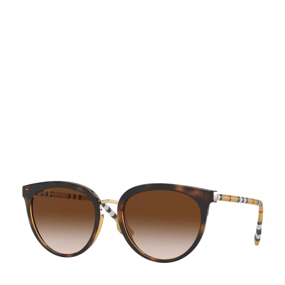 Women's Dark Havana Burberry Sunglasses 54mm main product photo