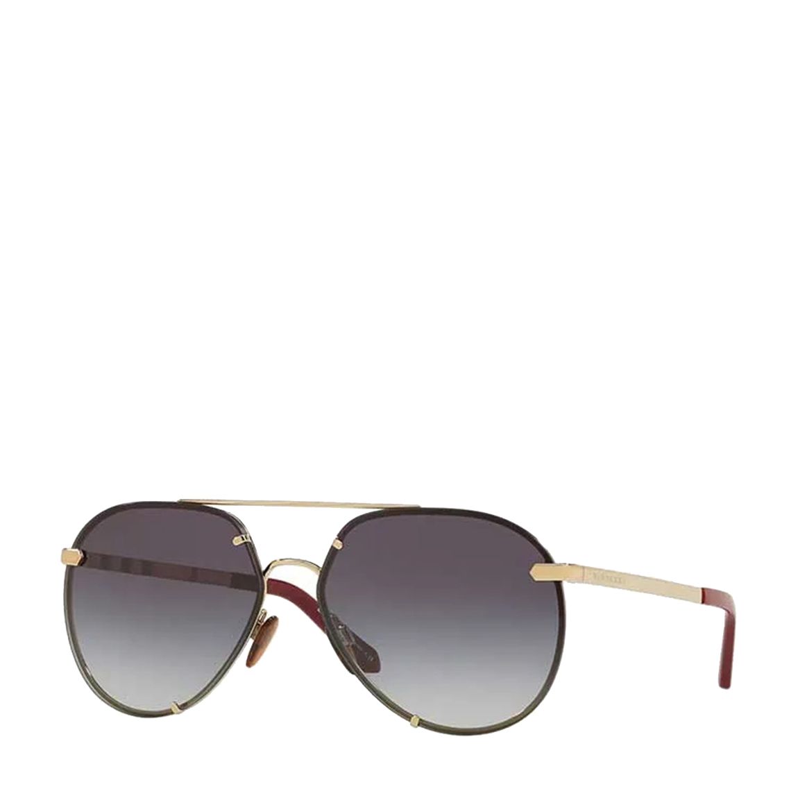 Women's Gold/Grey Burberry Sunglasses 61mm main product photo