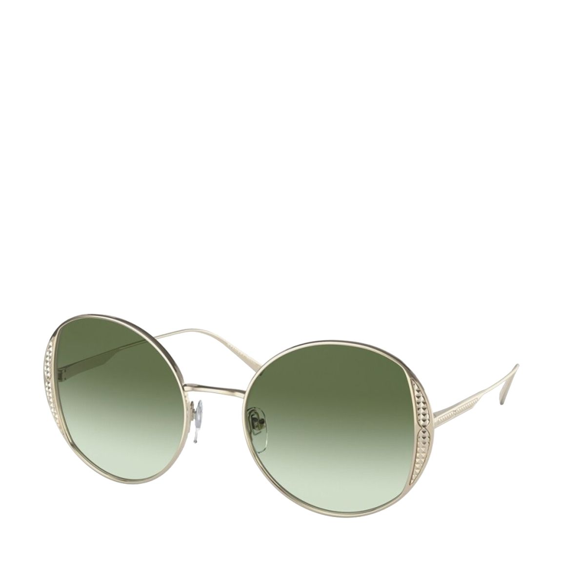 Women's Gold/Green Bvlgari Sunglasses 53mm main product photo