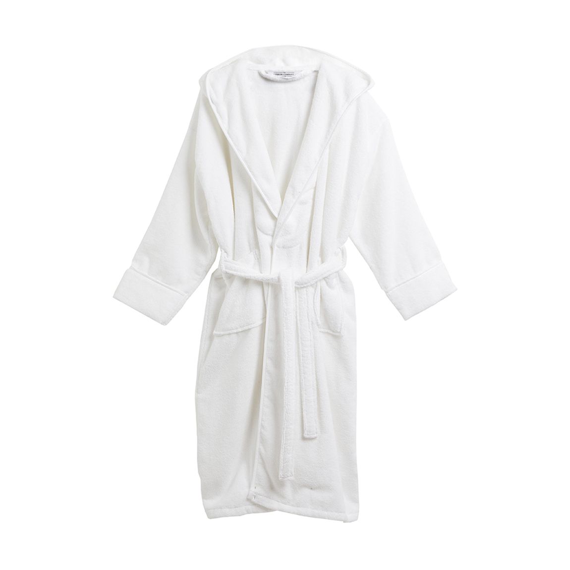 Plush Hooded L/XL Robe, White main product photo