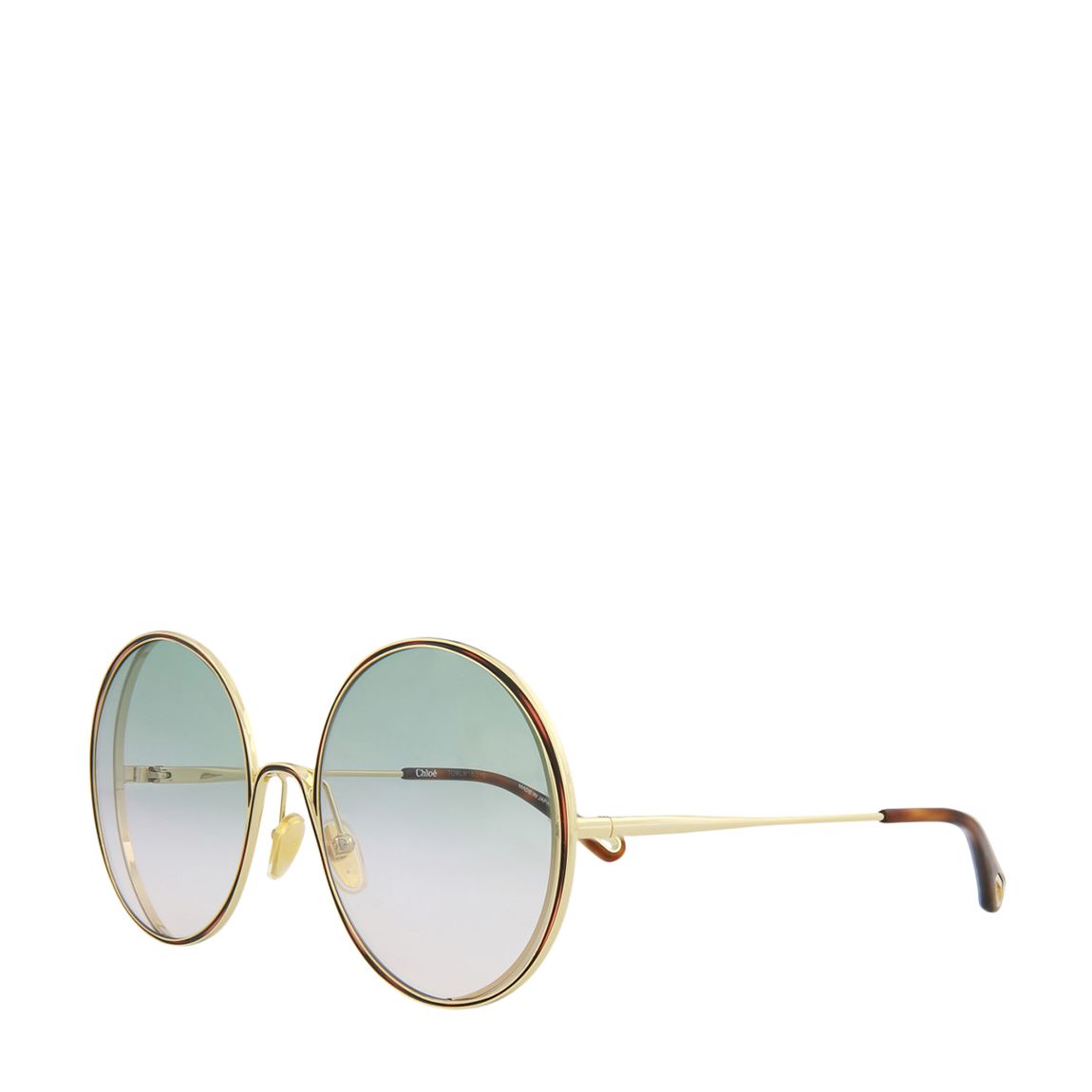 Womens Chloe Gold Sunglasses 61mm main product photo