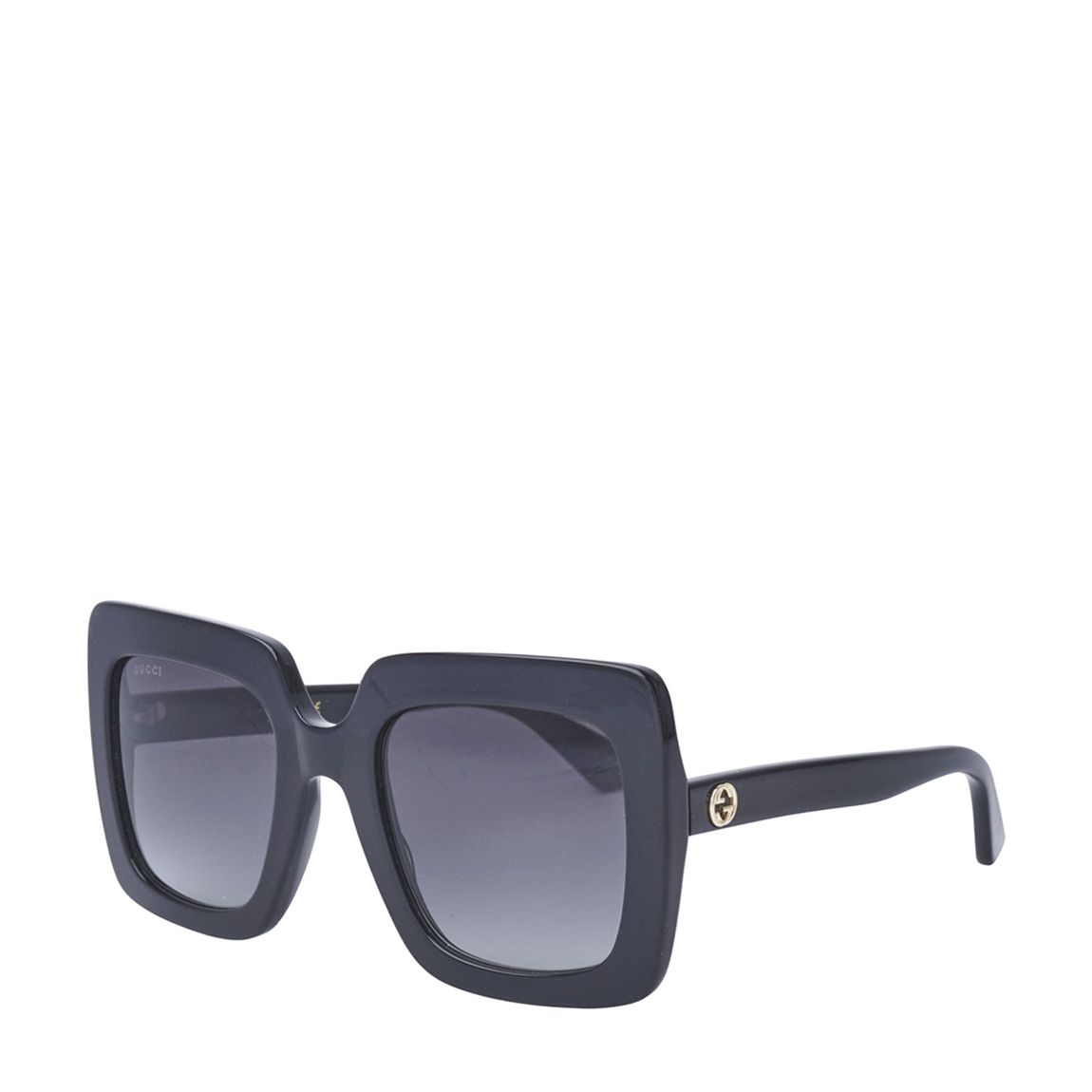 Women's Black Gucci Sunglasses 53mm main product photo
