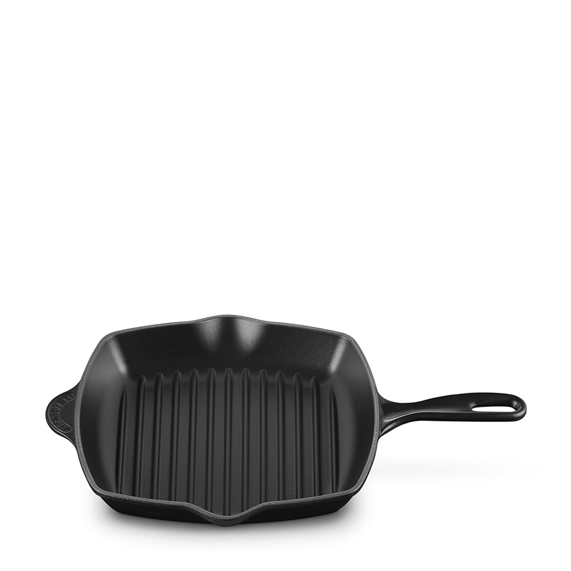 Satin Black Classic Cast Iron Sqaure Grillit, 26cm main product photo