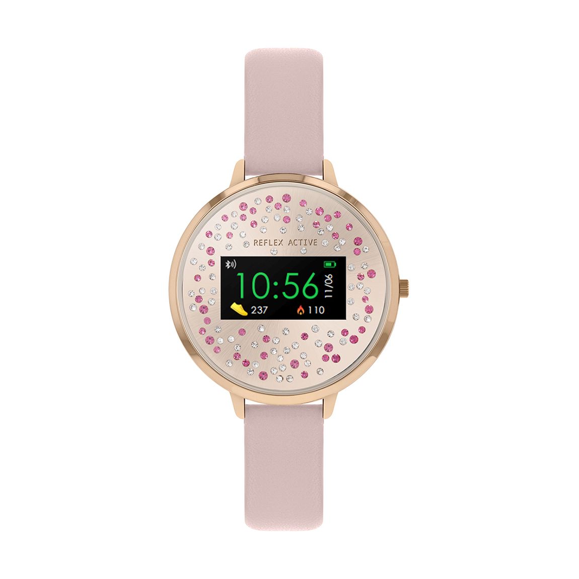 Unisex Rose Gold Reflex Smart Watch 38mm main product photo