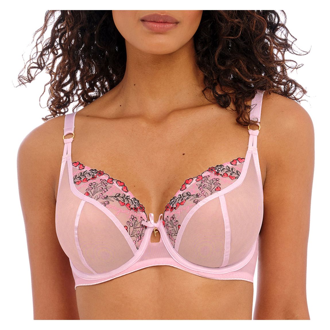 Pink Show-Off UW Plunge Bra main product photo