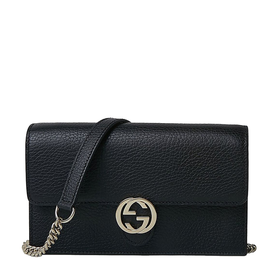 Gucci Black GG Interlocking Mini Crossbody Bag main product photo