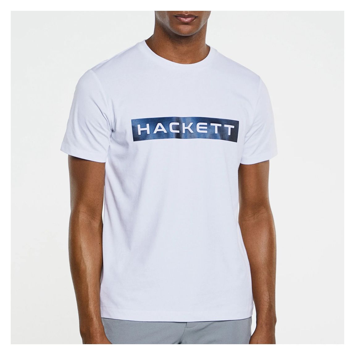 White Logo Cotton T-Shirt main product photo