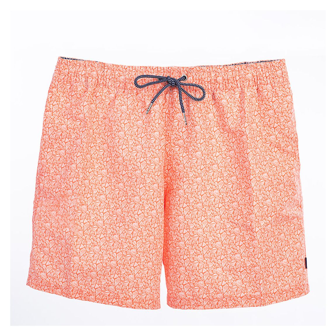 Orange Printed Swim Shorts main product photo
