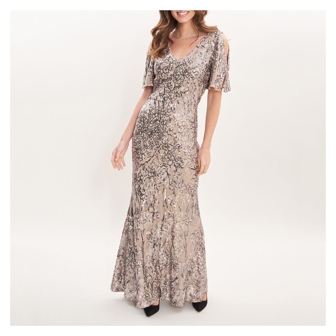 Mink Jeselle Sequin Gown main product photo