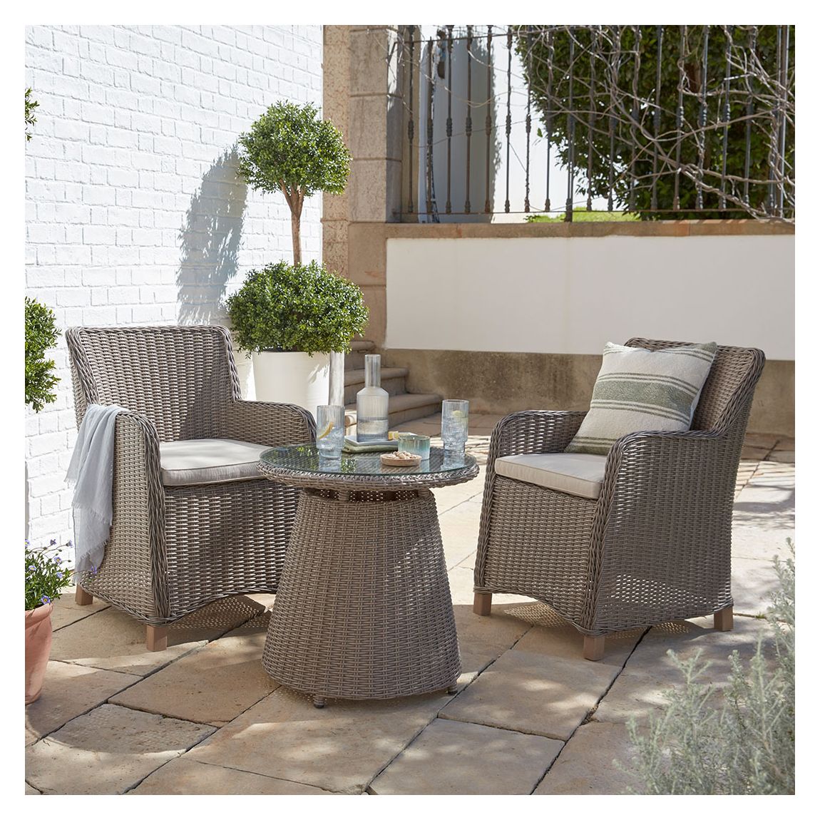 Hayle Bistro Set - Natural main product photo