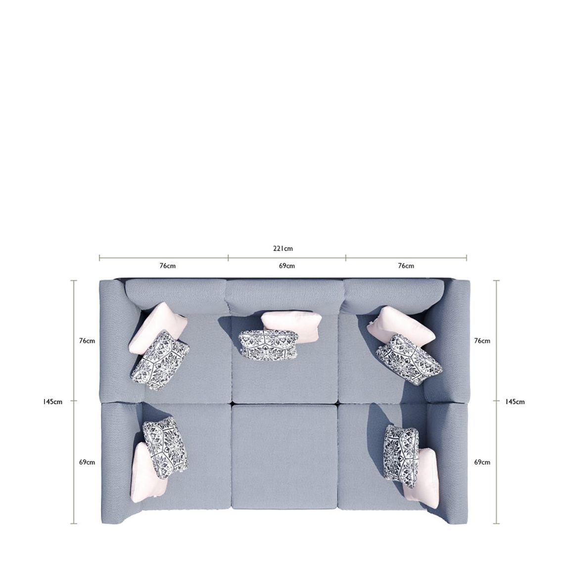 Salone 9 - Daybed Sofa - White main product photo