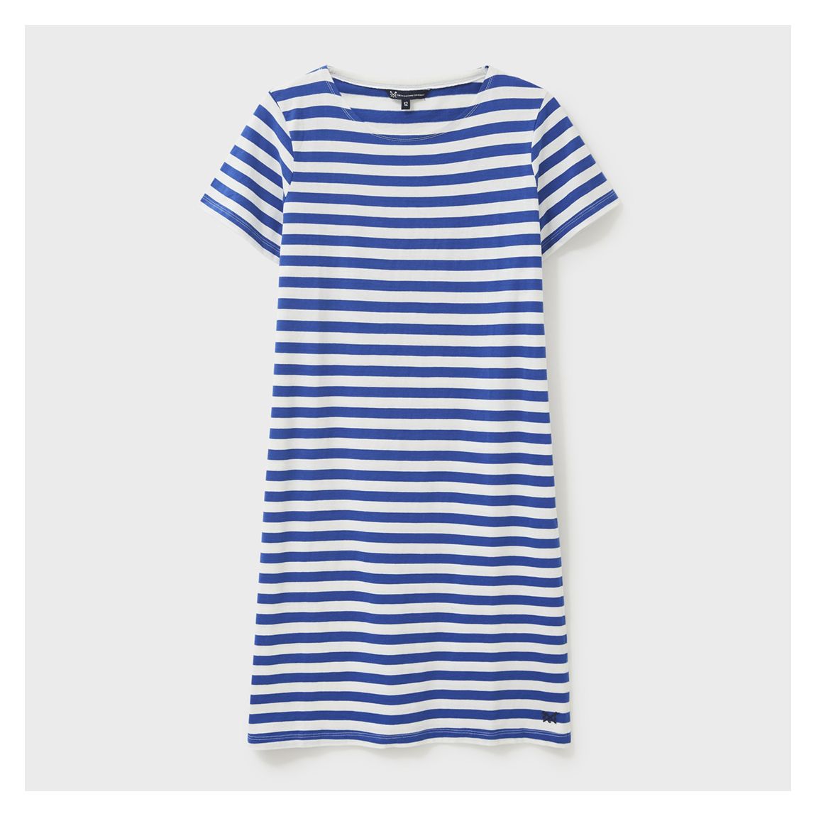 Cobalt/White Stripe T-Shirt Dress main product photo