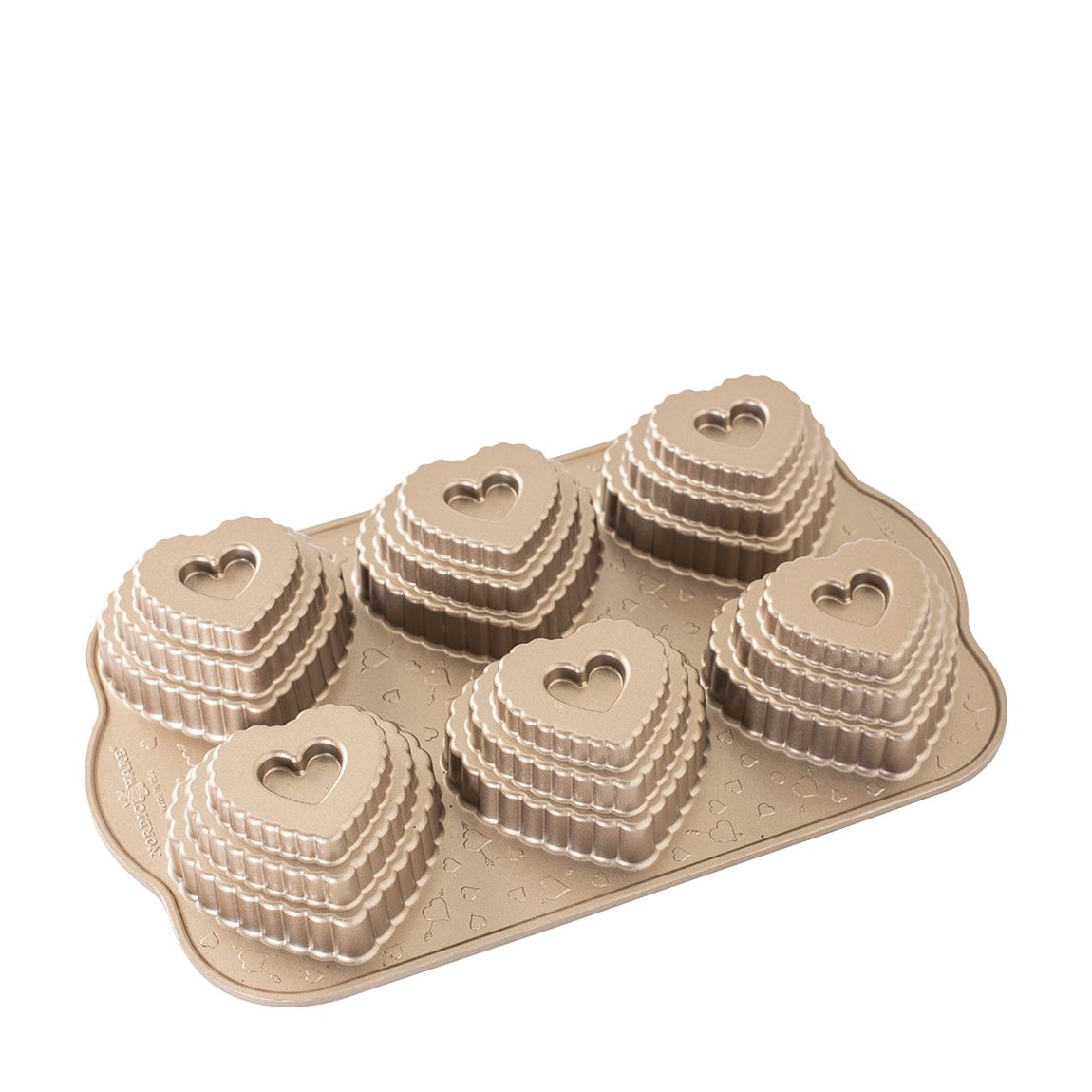 Tiered Heart Cakelette Pan main product photo