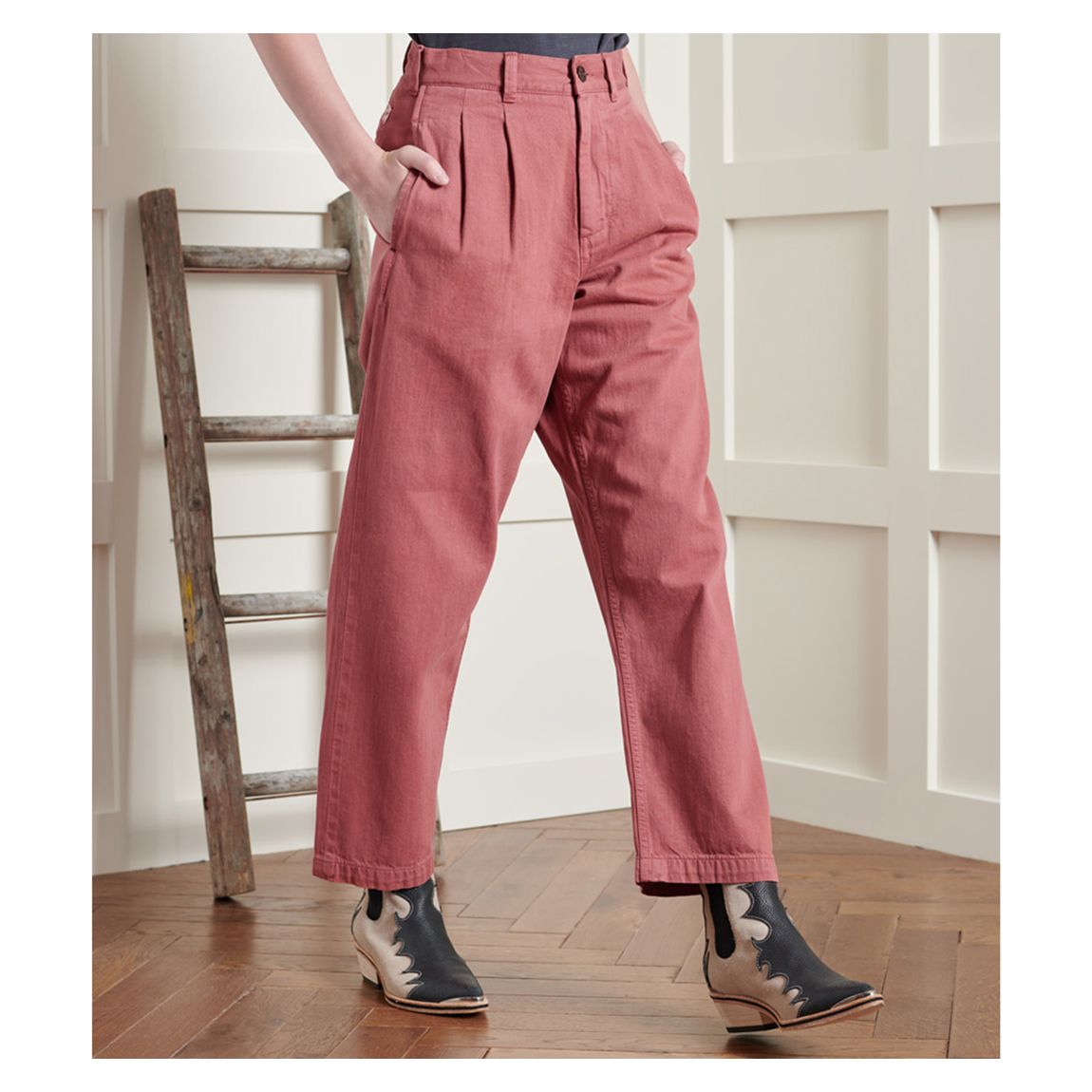 Pink Limited Edition Pleated Trousers main product photo