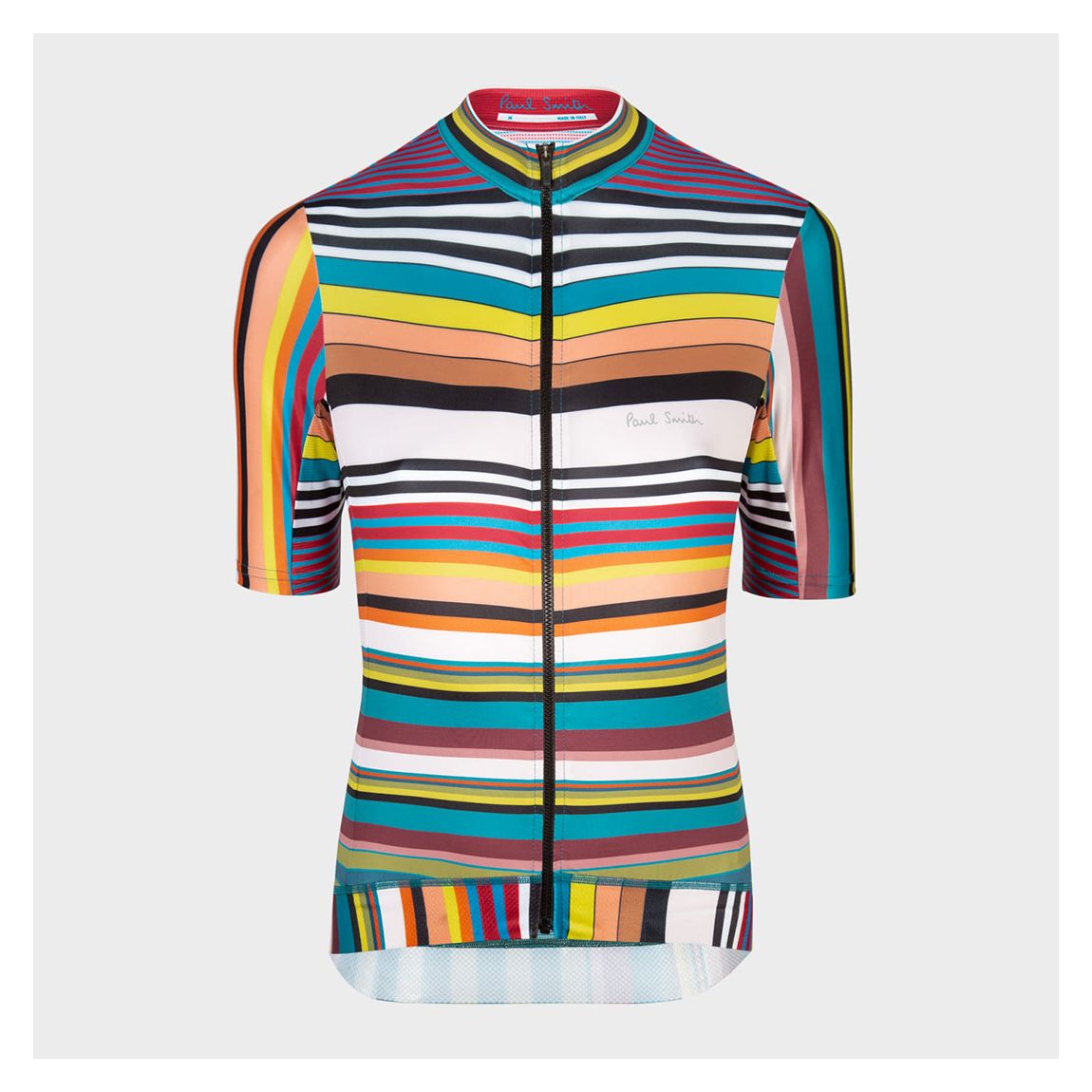 Multi Striped Short Sleeve Cycle Jersey main product photo