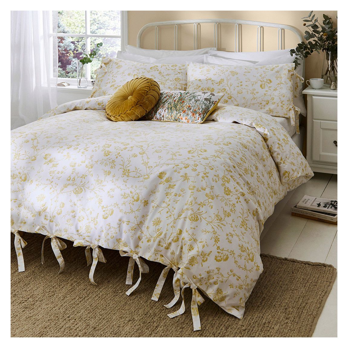 Aria Ochre King Bedset main product photo