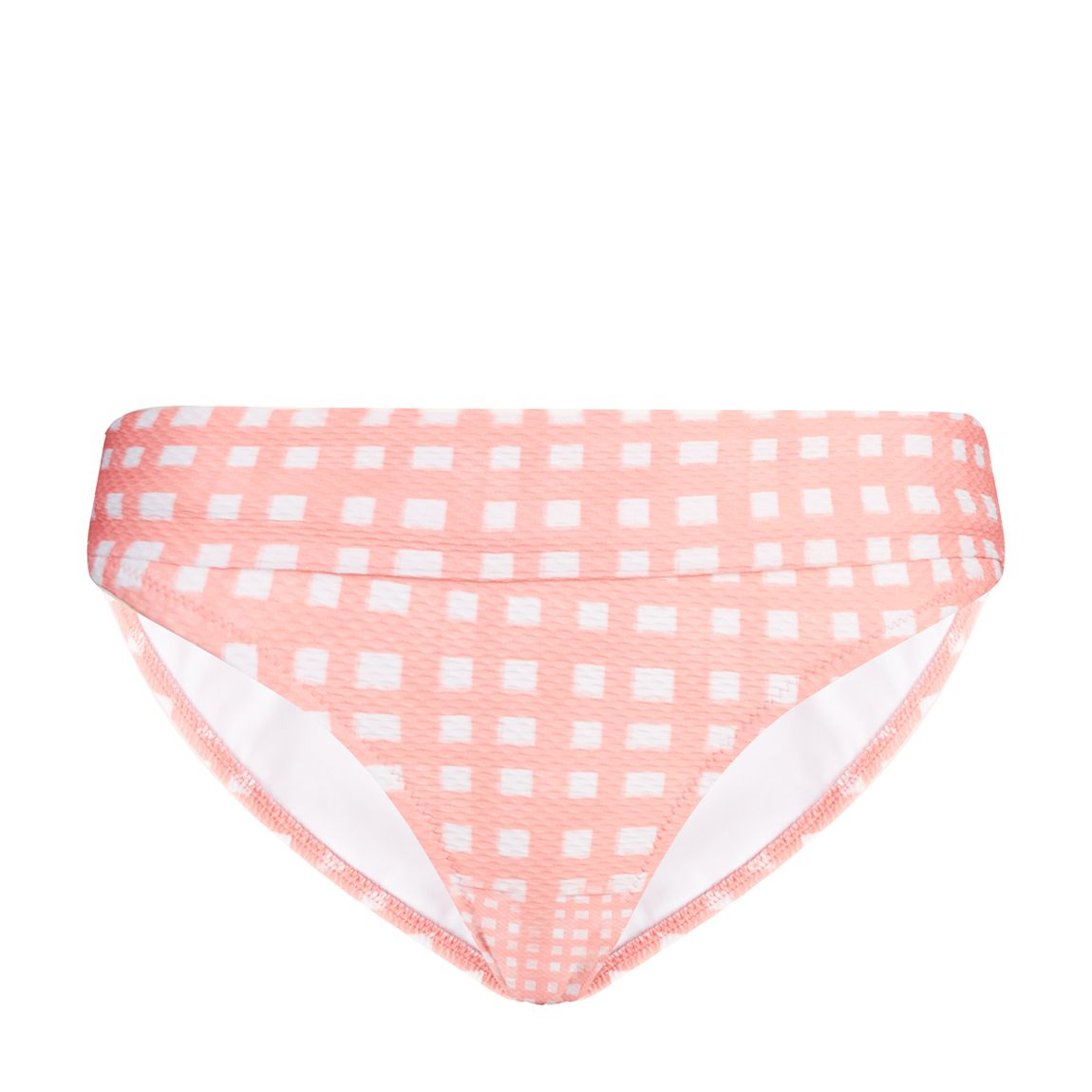 Pink Capri Checked Bikini Bottoms main product photo