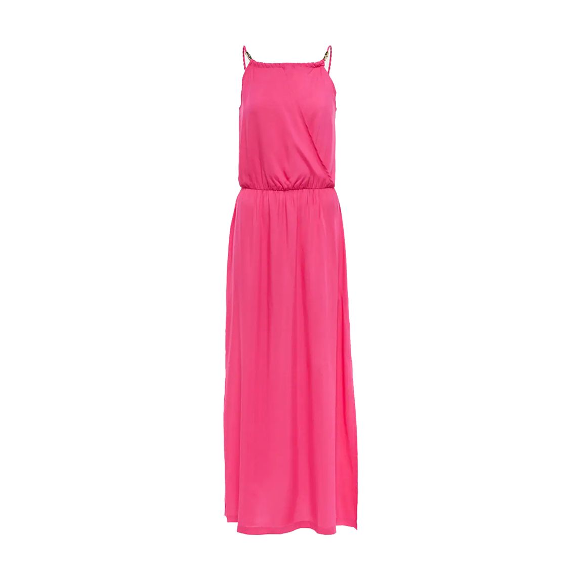 Pink Braid-Trimmed Maxi Dress main product photo