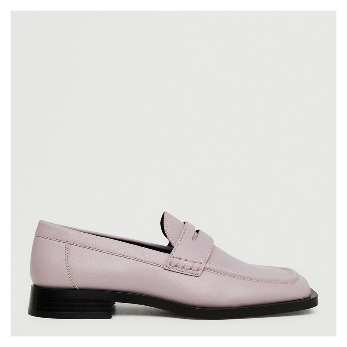 Lilac Square Toe Loafers main product photo