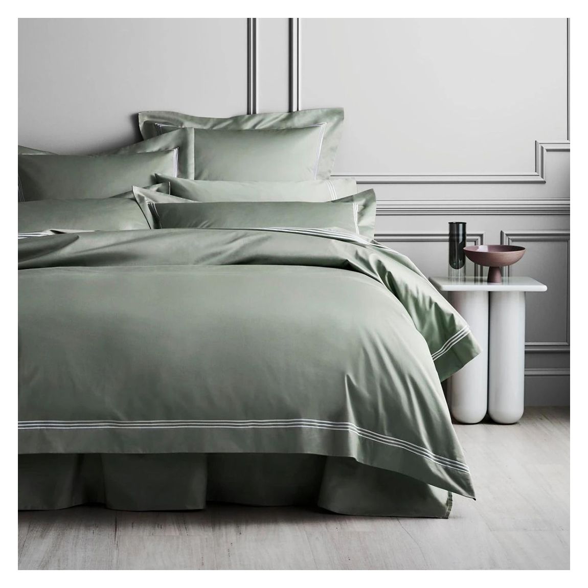 Palais Lux Tailored King Duvet Cover, Dew main product photo