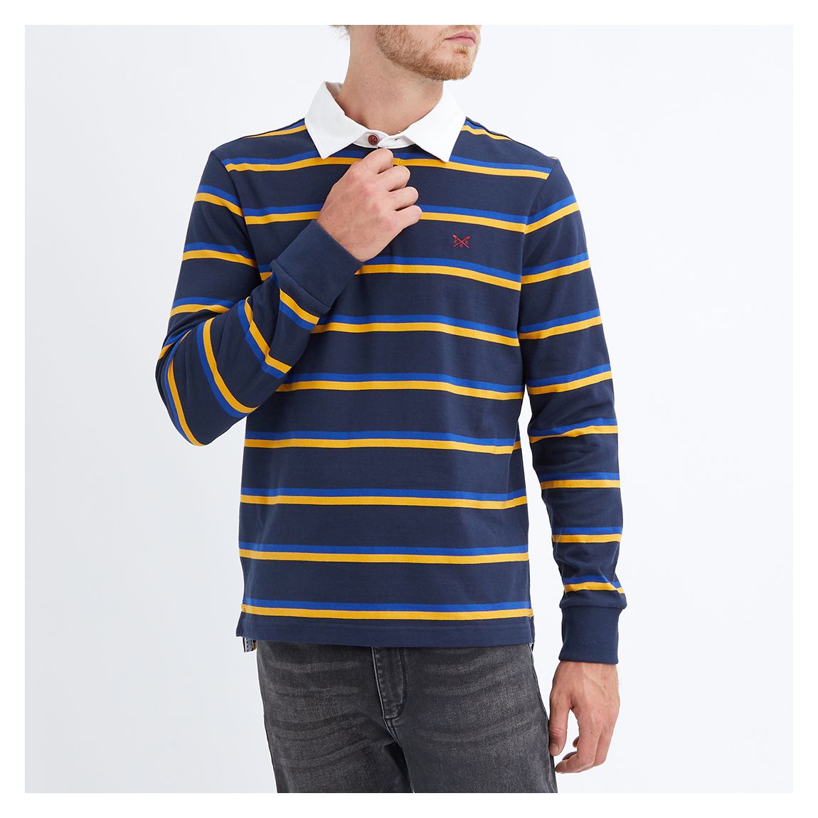 Multi Striped Long Sleeve Rugby Shirt main product photo