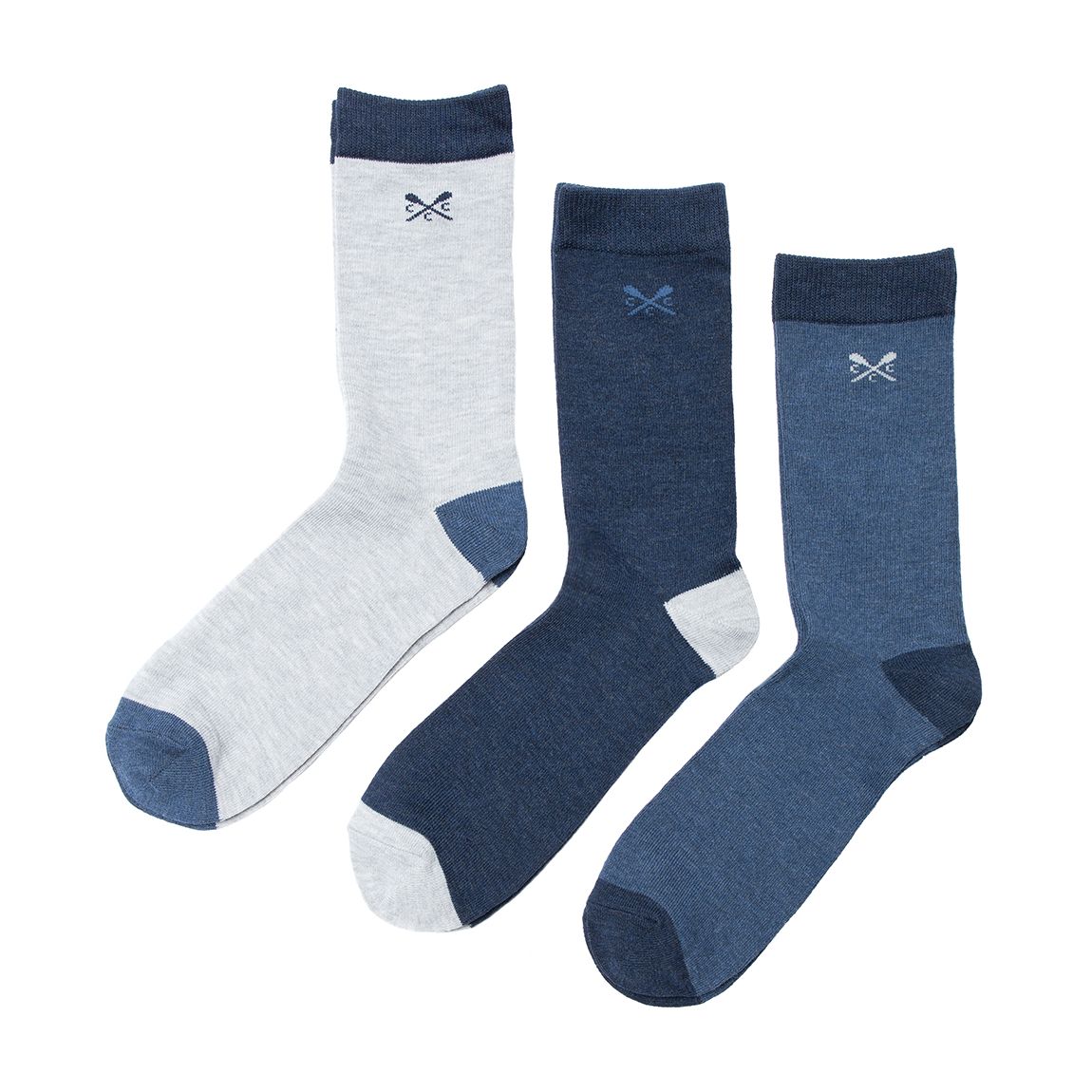 Navy Multi 3 Pack Socks main product photo