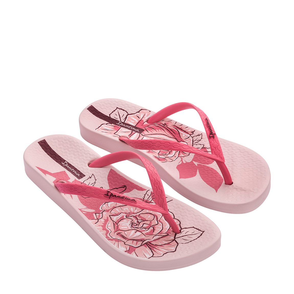 Pink Blossom Anatomic Flip Flops main product photo