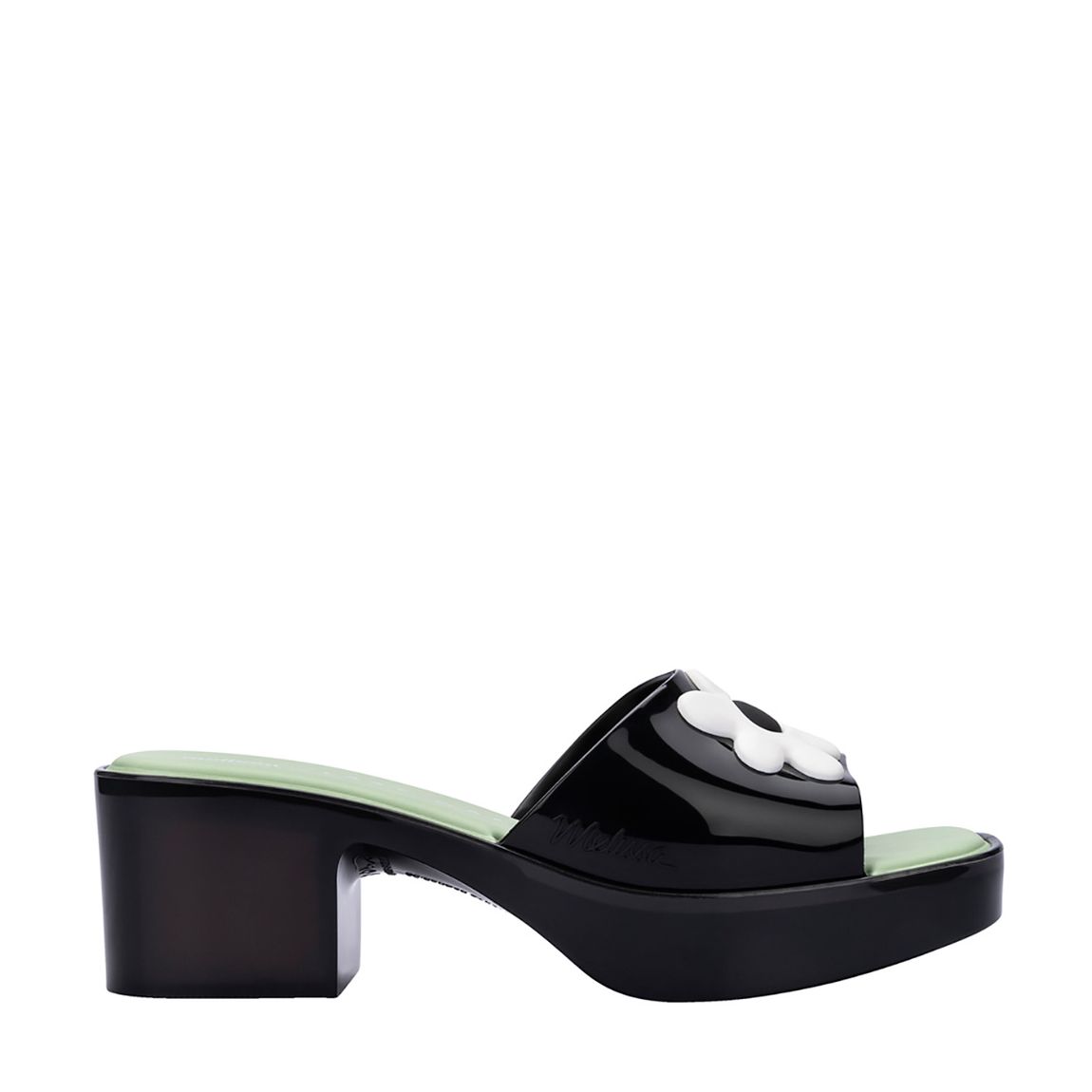 Black Contrast Lazy Oaf Platform Mules main product photo