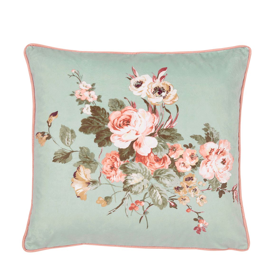 Rosemore 50x50cm Feather Cushion, Sage main product photo
