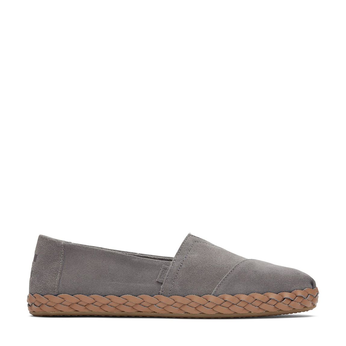 Grey Alpargata Leather Wrap Shoe main product photo