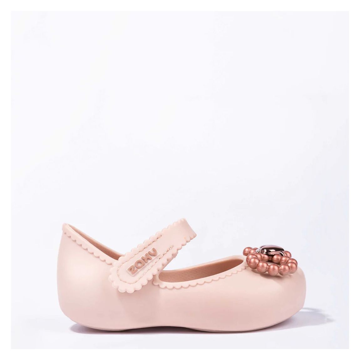 Baby Pink Princess Bow Detail Shoes main product photo