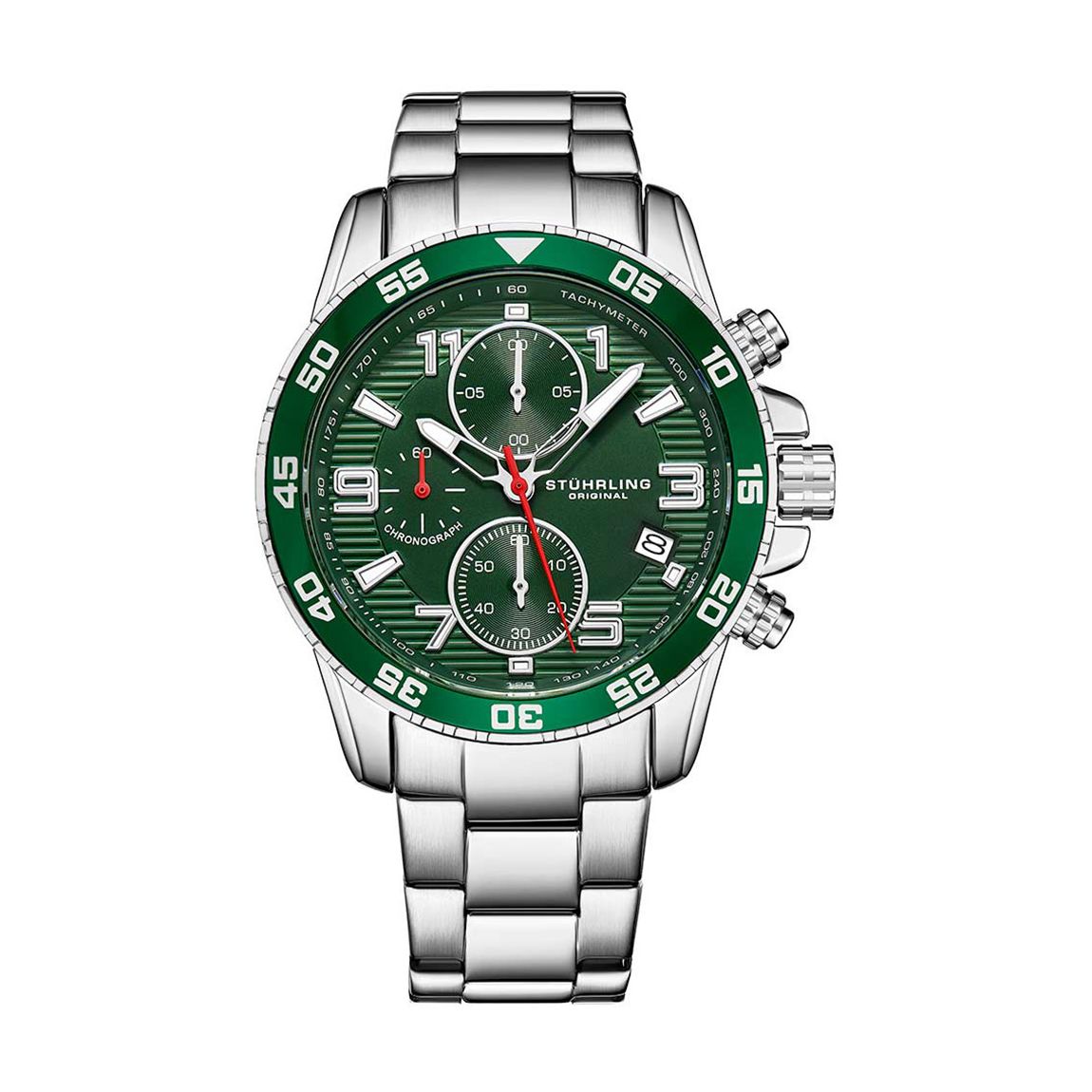 Men's Silver Japan Chronograph Watch 40mm main product photo