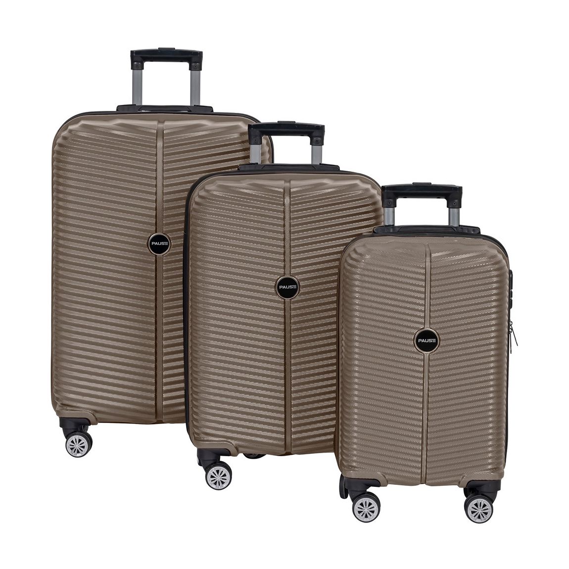 Gold Set Of 3 Suitcases main product photo