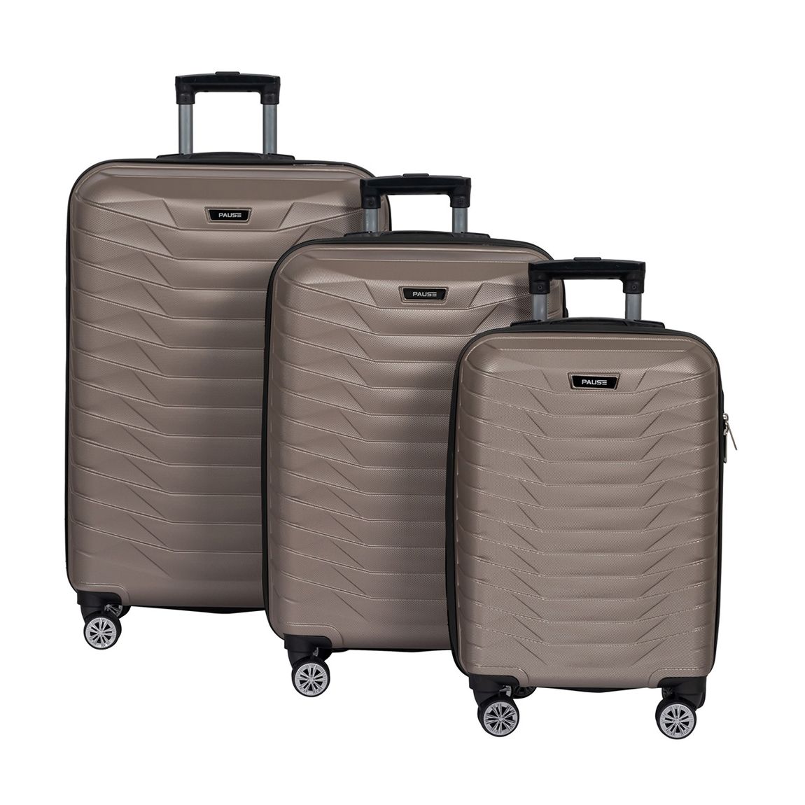 Gold Set Of 3 Suitcases main product photo